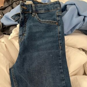 Dark Blue Topshop Jamie Jeans